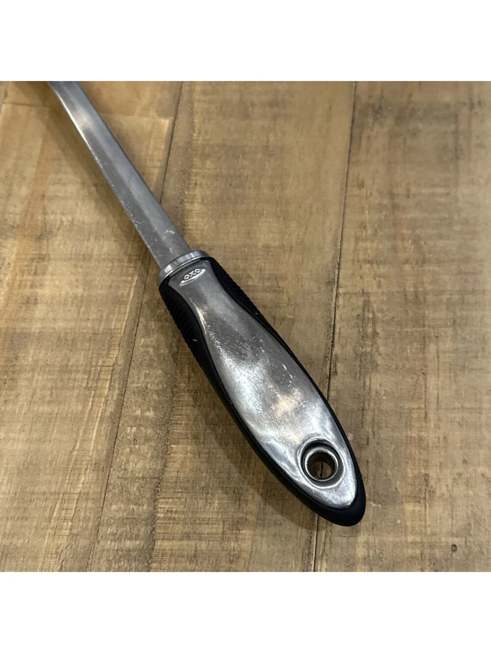Serving spoon - stainless steel and silicone- OXO Good Grips 14”